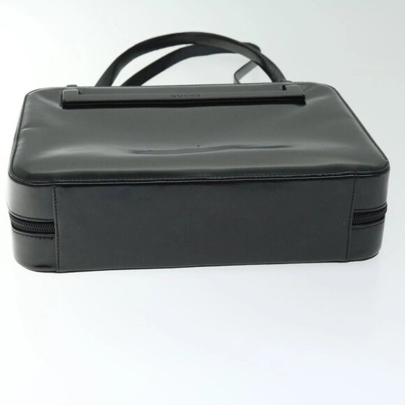 GUCCI Hand Bag Leather Black 001 3091 002113 Auth - Picture 11 of 16